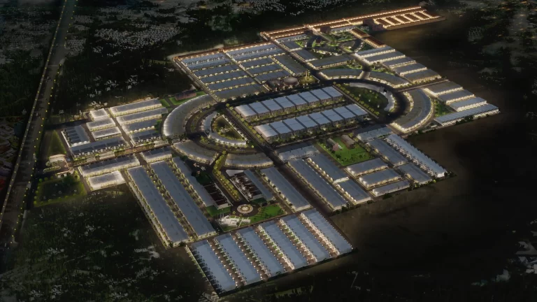 society exterior night view - MimAR